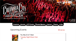 Desktop Screenshot of columbiacitytheater.com